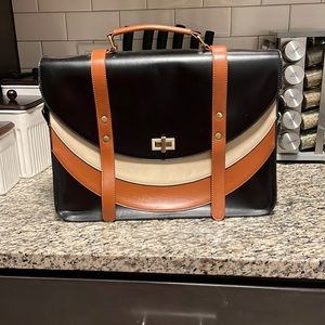 ECOSUS vegan leather brief case